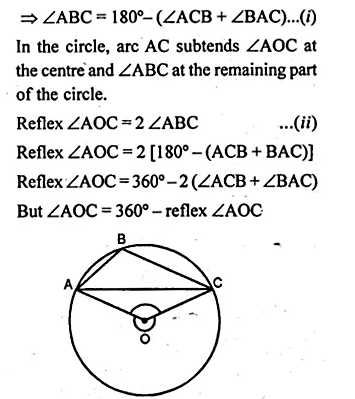 ML Aggarwal Class 10 Solutions for ICSE Maths Chapter 16 Circles Chapter Test Q3.2