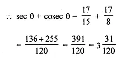 ML Aggarwal Class 10 Solutions for ICSE Maths Chapter 19 Trigonometric Identities Chapter Test Q1.4