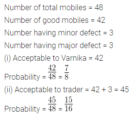 ML Aggarwal Class 10 Solutions for ICSE Maths Chapter 24 Probability Chapter Test Q4.1