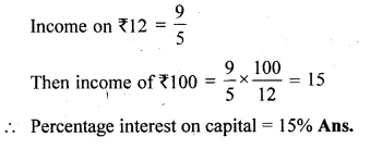ML Aggarwal Class 10 Solutions for ICSE Maths Chapter 4 Shares and Dividends Chapter Test Q2.1