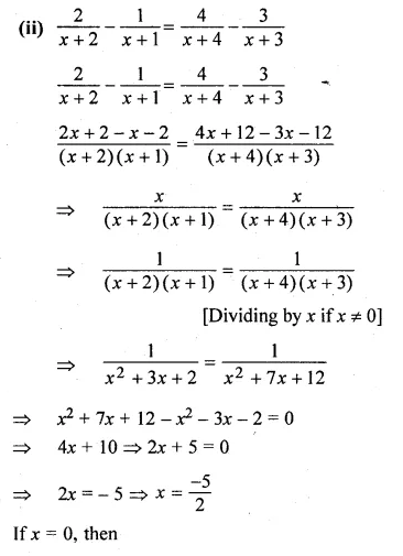 ML Aggarwal Class 10 Solutions for ICSE Maths Chapter 6 Quadratic Equations in One Variable Chapter Test Q6.2