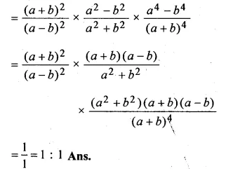 ML Aggarwal Class 10 Solutions for ICSE Maths Chapter 8 Ratio and Proportion Chapter Test Q1.1