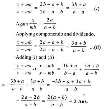 ML Aggarwal Class 10 Solutions for ICSE Maths Chapter 8 Ratio and Proportion Chapter Test Q19.1