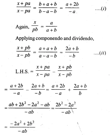 ML Aggarwal Class 10 Solutions for ICSE Maths Chapter 8 Ratio and Proportion Chapter Test Q20.1