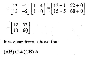ML Aggarwal Class 10 Solutions for ICSE Maths Chapter 9 Matrices Chapter Test Q6.2