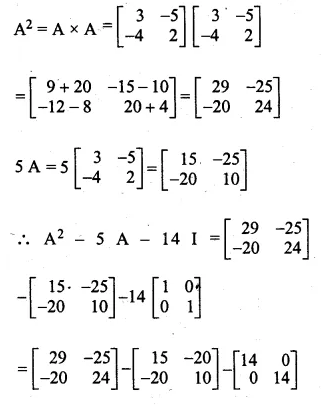 ML Aggarwal Class 10 Solutions for ICSE Maths Chapter 9 Matrices Chapter Test Q8.1