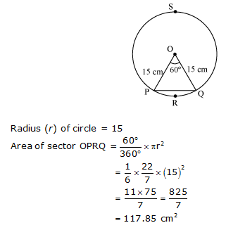 NCERT Solutions for Class 10 Maths Chapter 12 Areas Related to Circles ex 12.2 6s