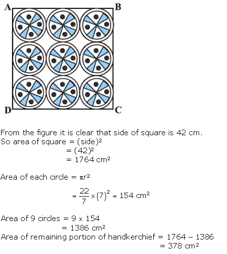 NCERT Solutions for Class 10 Maths Chapter 12 Areas Related to Circles ex 12.3 11s