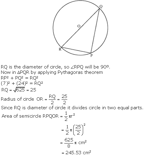 NCERT Solutions for Class 10 Maths Chapter 12 Areas Related to Circles ex 12.3 1s