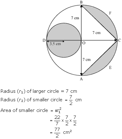 NCERT Solutions for Class 10 Maths Chapter 12 Areas Related to Circles ex 12.3 9s