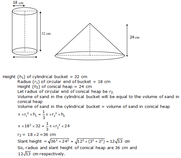 NCERT Solutions for Class 10 Maths Chapter 13 Surface Areas and Volumes ex 13.2 7s