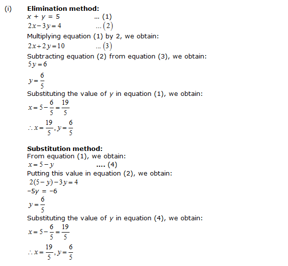 NCERT Solutions for Class 10 Maths Chapter 3 Pair of Linear Equations in Two Variables 55