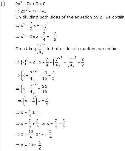 NCERT Solutions for Class 10 Maths Chapter 4 Quadratic Equations 13
