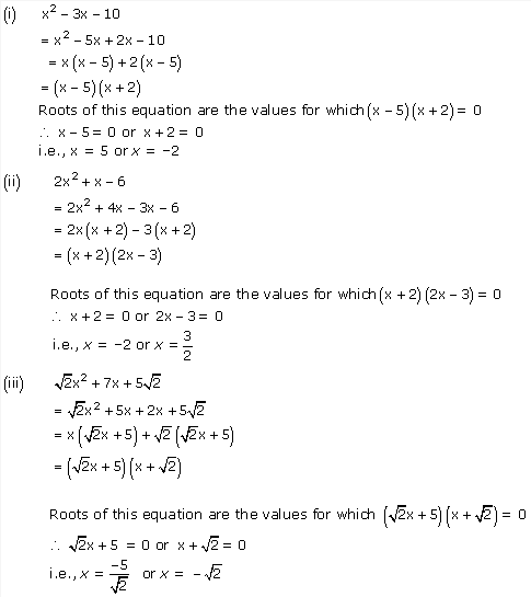 NCERT Solutions for Class 10 Maths Chapter 4 Quadratic Equations 5