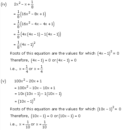 NCERT Solutions for Class 10 Maths Chapter 4 Quadratic Equations 6