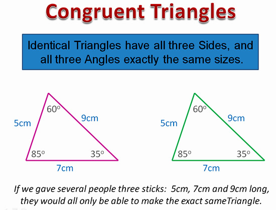 Congruence RS Aggarwal Class 7 Maths Solutions 3.1