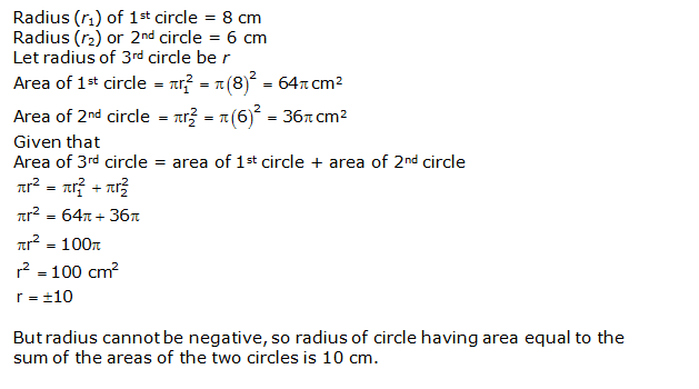 NCERT Solutions for Class 10 Maths Chapter 12 Areas Related to Circles ex 12.1 2s