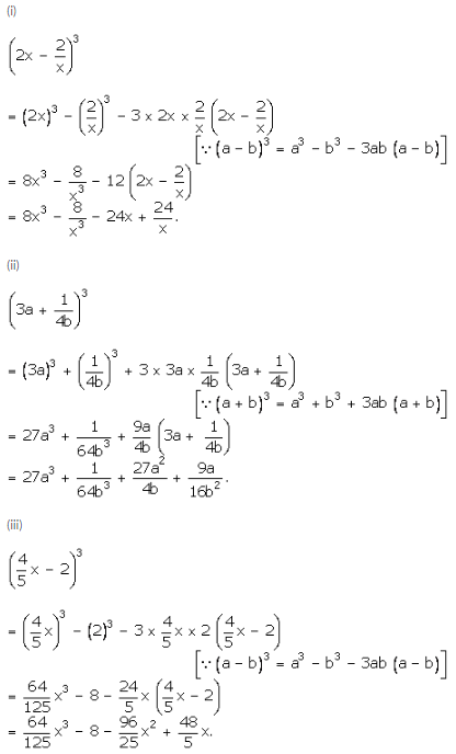 RS Aggarwal Solutions Class 9 Chapter 2 Polynomials 2i 2.1