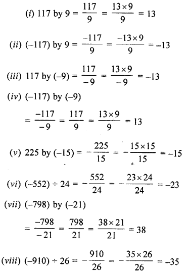 Selina Concise Mathematics Class 7 ICSE Solutions Chapter 1 Integers image - 3
