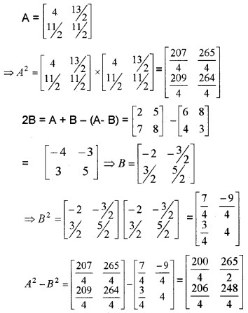 Plus Two Maths Chapter Wise Questions and Answers Chapter 3 Matrices 6M Q10.1