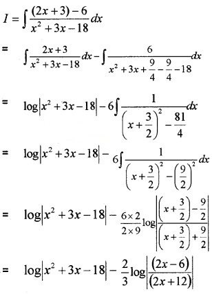Plus Two Maths Chapter Wise Questions and Answers Chapter 7 Integrals 6M Q2.4