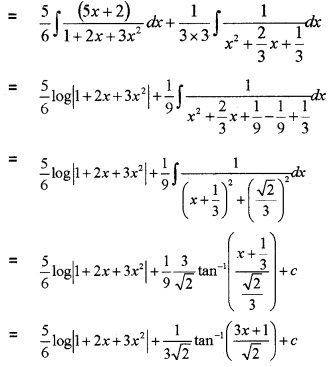 Plus Two Maths Chapter Wise Questions and Answers Chapter 7 Integrals 6M Q2.7