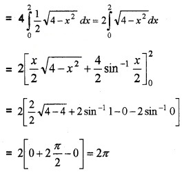 Plus Two Maths Chapter Wise Questions and Answers Chapter 8 Application of Integrals 6M Q5.1