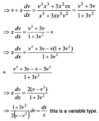 Plus Two Maths Chapter Wise Questions and Answers Chapter 9 Differential Equations 6M Q1