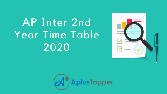 ap inter 2nd year time table
