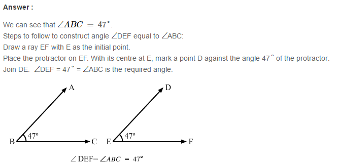 Angles and Their Measurement RS Aggarwal Class 6 Maths Solutions Ex 13C 3.1