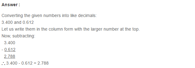 Decimals RS Aggarwal Class 6 Maths Solutions Exercise 7D 10.1
