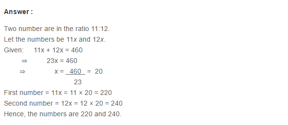 Ratio Proportion and Unitary Method RS Aggarwal Class 6 Maths Solutions Ex 10A 1.15