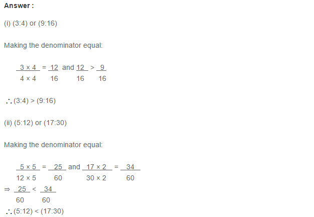 Ratio Proportion and Unitary Method RS Aggarwal Class 6 Maths Solutions Ex 10A 1.24