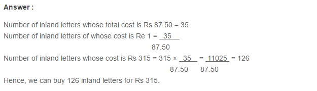 Ratio Proportion and Unitary Method RS Aggarwal Class 6 Maths Solutions Ex 10C 9.1