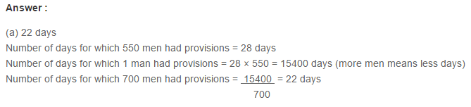 Ratio Proportion and Unitary Method RS Aggarwal Class 6 Maths Solutions Ex 10D 16.1