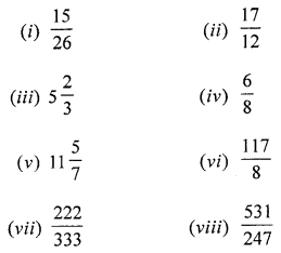 ML Aggarwal Class 6 Solutions for ICSE Maths Chapter 6 Fractions Ex 6.3 1