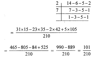 ML Aggarwal Class 6 Solutions for ICSE Maths Chapter 6 Fractions Ex 6.5 16