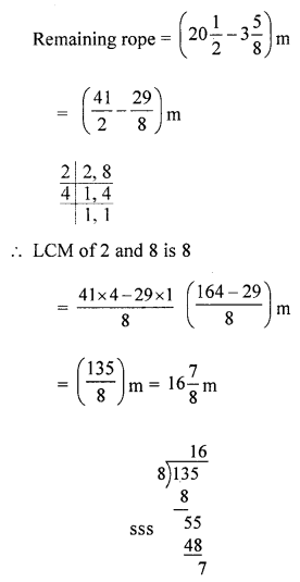 ML Aggarwal Class 6 Solutions for ICSE Maths Chapter 6 Fractions Ex 6.7 4