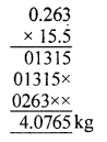 ML Aggarwal Class 6 Solutions for ICSE Maths Chapter 7 Decimals Check Your Progress 11