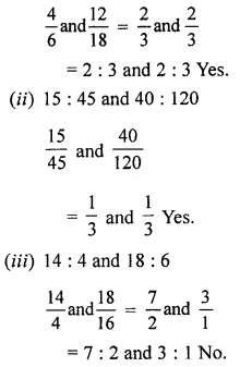 ML Aggarwal Class 6 Solutions for ICSE Maths Chapter 8 Ratio and Proportion Ex 8.2 1