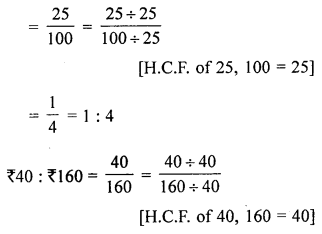 ML Aggarwal Class 6 Solutions for ICSE Maths Chapter 8 Ratio and Proportion Ex 8.2 8