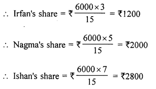 ML Aggarwal Class 6 Solutions for ICSE Maths Chapter 8 Ratio and Proportion Objective Type Questions 1