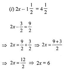 ML Aggarwal Class 6 Solutions for ICSE Maths Chapter 9 Algebra Check Your Progress 3