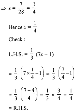 ML Aggarwal Class 6 Solutions for ICSE Maths Chapter 9 Algebra Check Your Progress 5