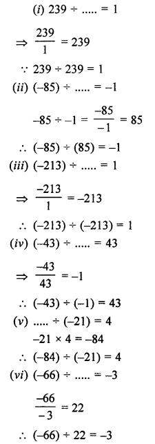 ML Aggarwal Class 7 Solutions for ICSE Maths Chapter 1 Integers Ex 1.4 5.1