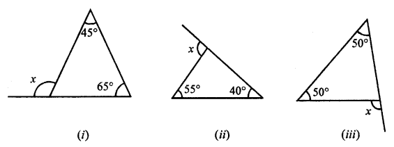 ML Aggarwal Class 7 Solutions for ICSE Maths Chapter 11 Triangles and its Properties Ex 11.2 Q1.1