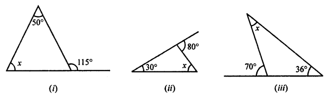ML Aggarwal Class 7 Solutions for ICSE Maths Chapter 11 Triangles and its Properties Ex 11.2 Q2.1
