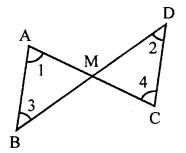 ML Aggarwal Class 7 Solutions for ICSE Maths Chapter 12 Congruence of Triangles Objective Type Questions Q10.1