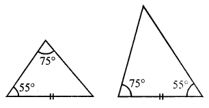 ML Aggarwal Class 7 Solutions for ICSE Maths Chapter 12 Congruence of Triangles Objective Type Questions Q13.1