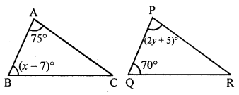 ML Aggarwal Class 7 Solutions for ICSE Maths Chapter 12 Congruence of Triangles Objective Type Questions Q14.1